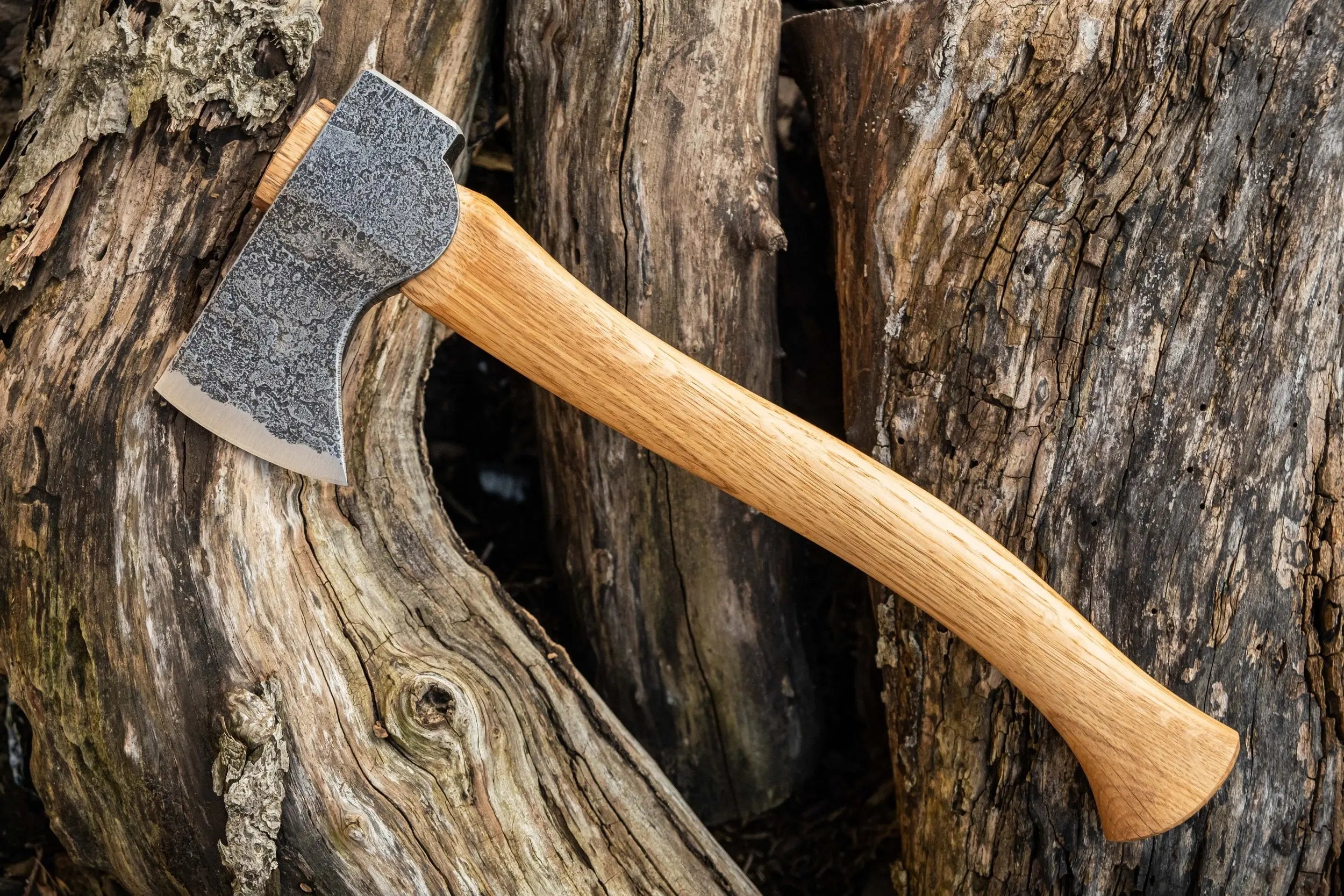 Mini Camper with Mis-stamp on White Oak Handle