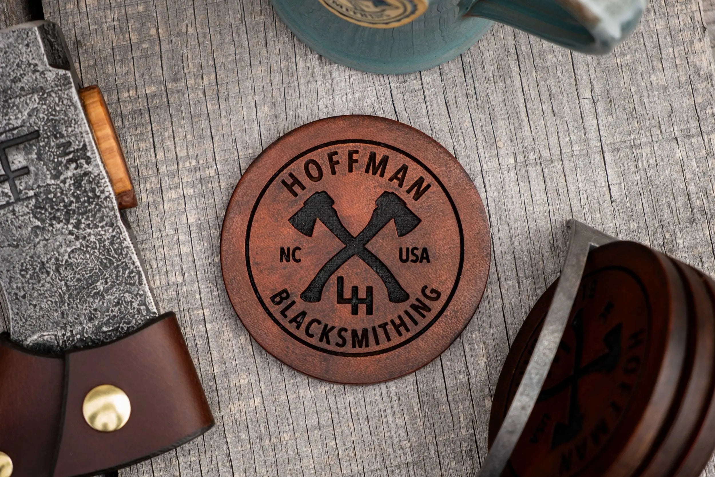 hoffman blacksmithing coaster