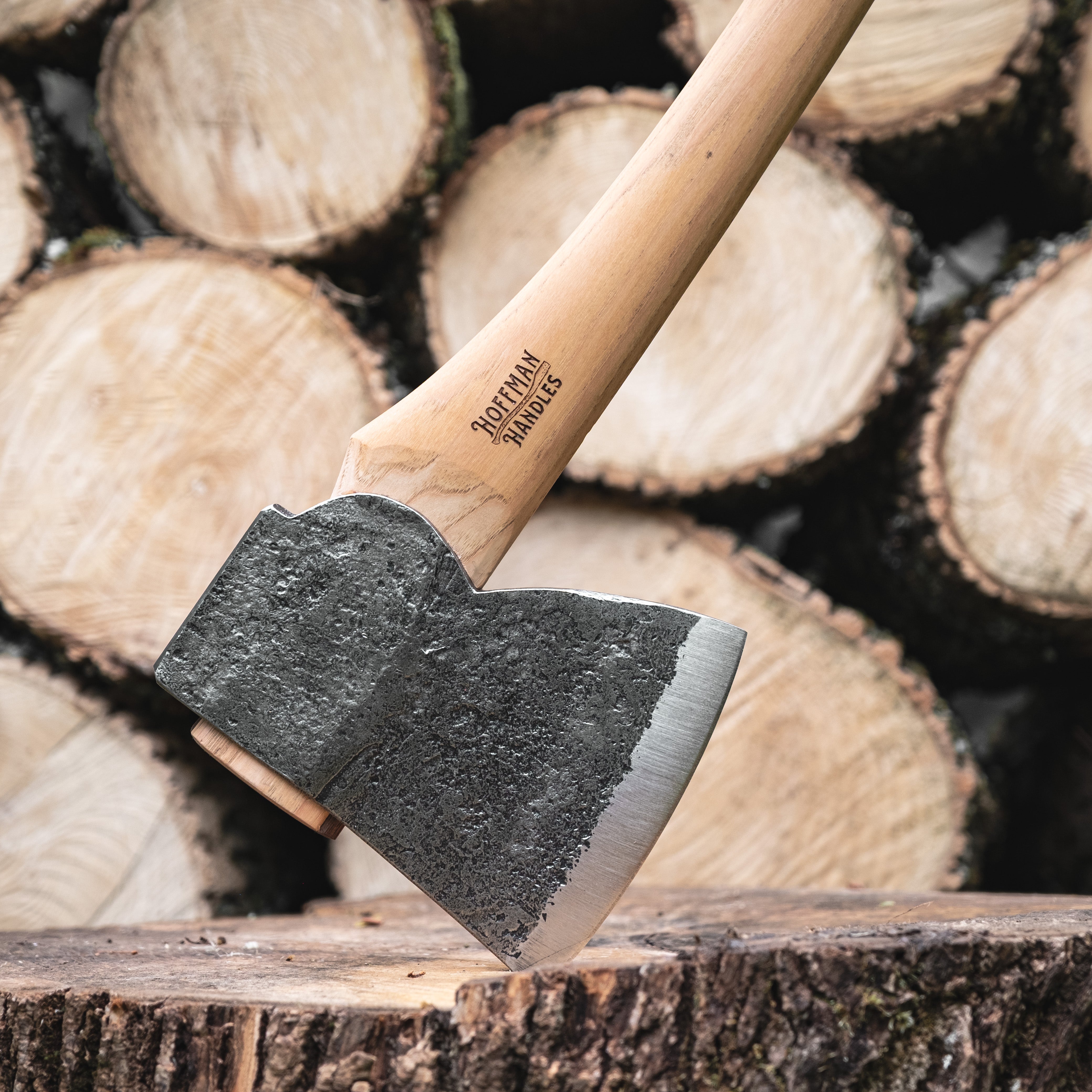 hoffman handles brand on farm axe