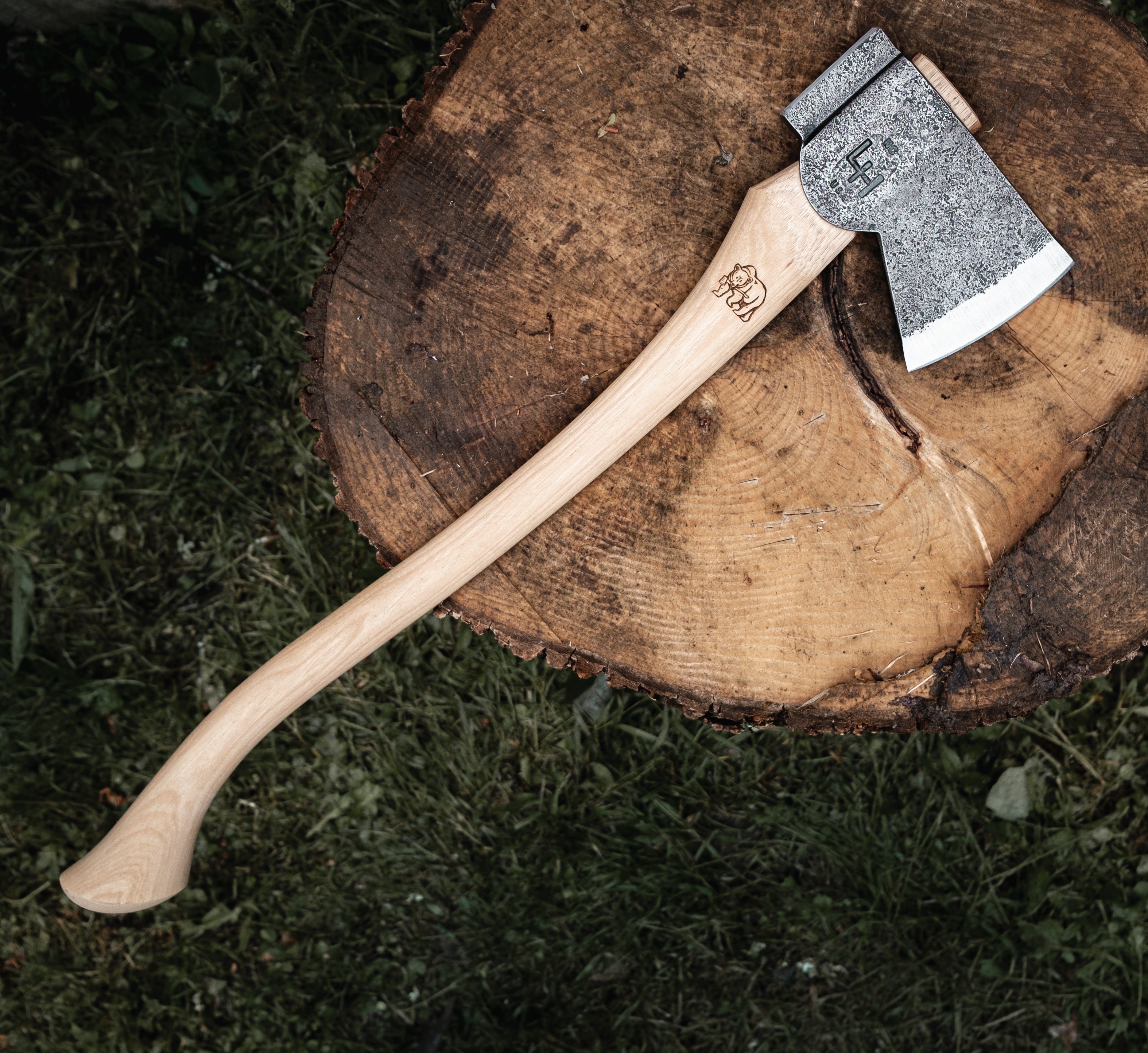 camp axe on stumptown axes handle