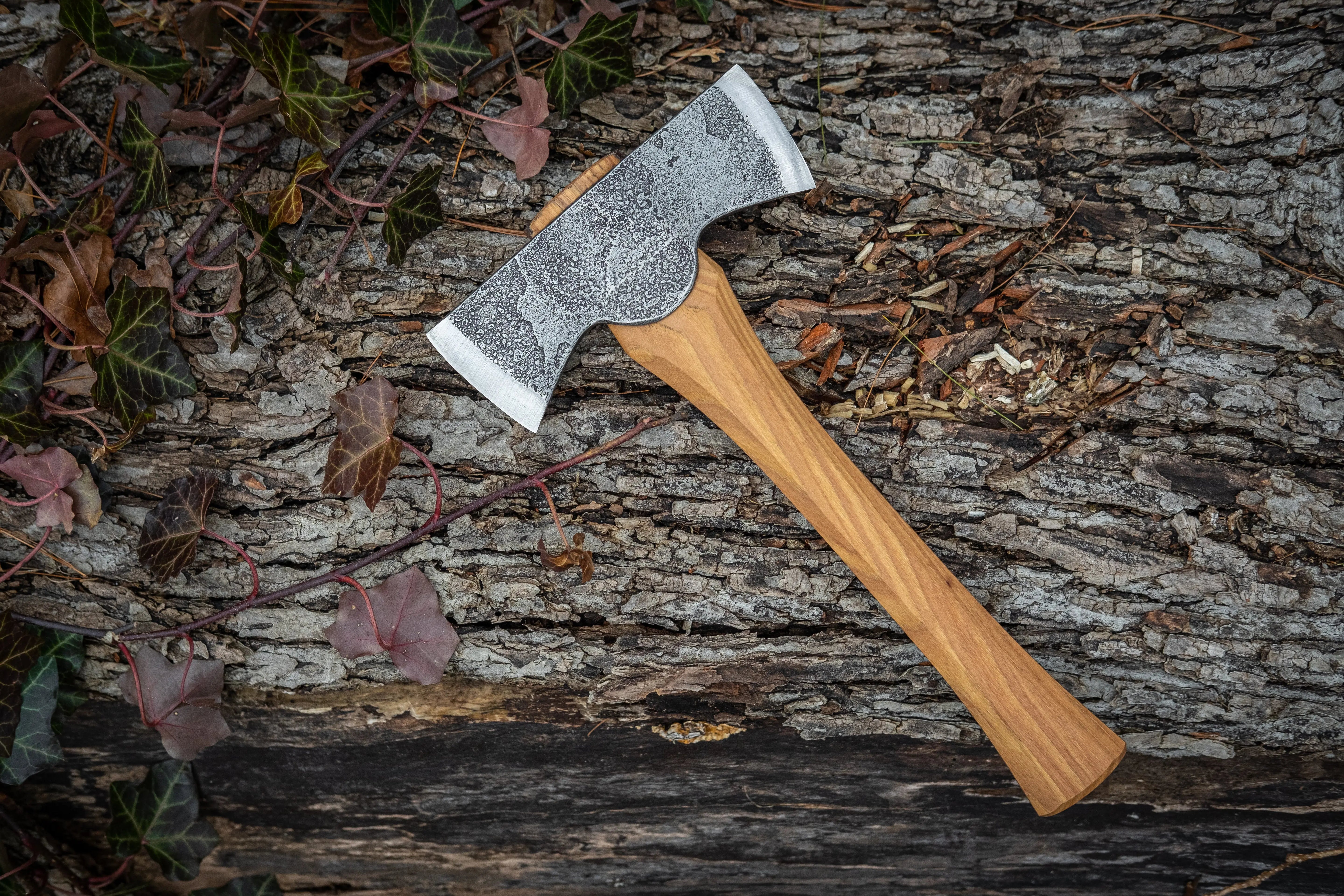 small double bladed axe