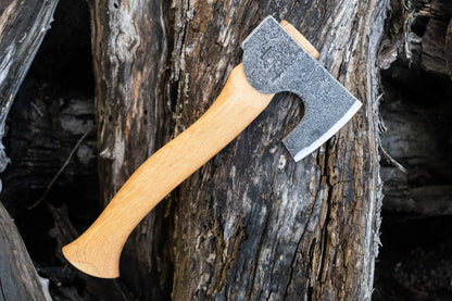 Bearded Belt Carry Hatchet with Mis-stamp