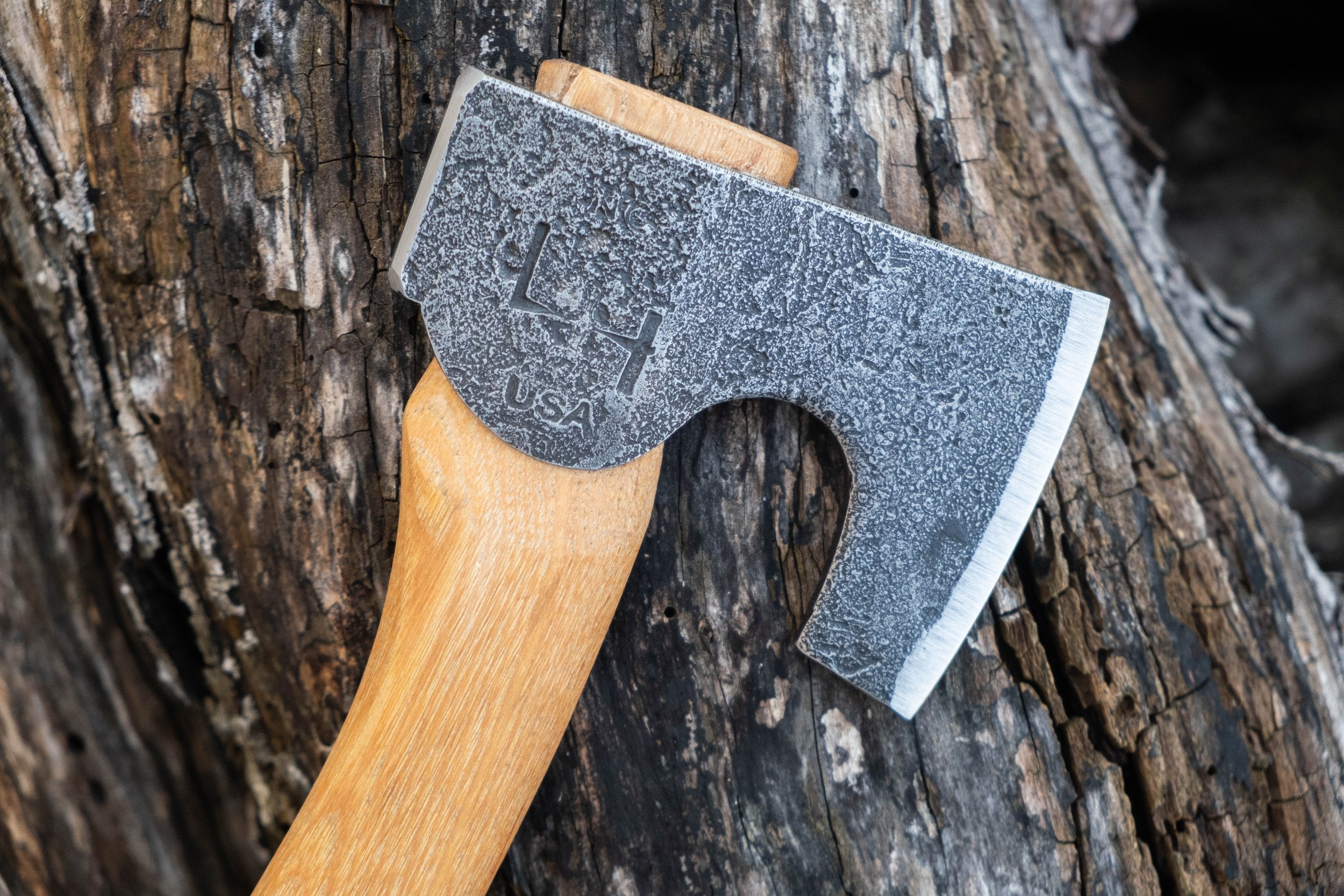 Bearded Belt Carry Hatchet with Mis-stamp