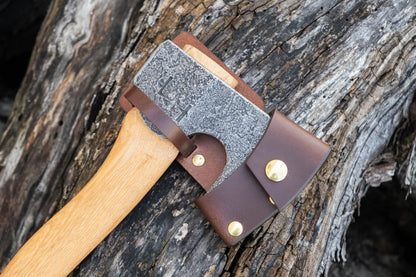 Bearded Belt Carry Hatchet with Mis-stamp