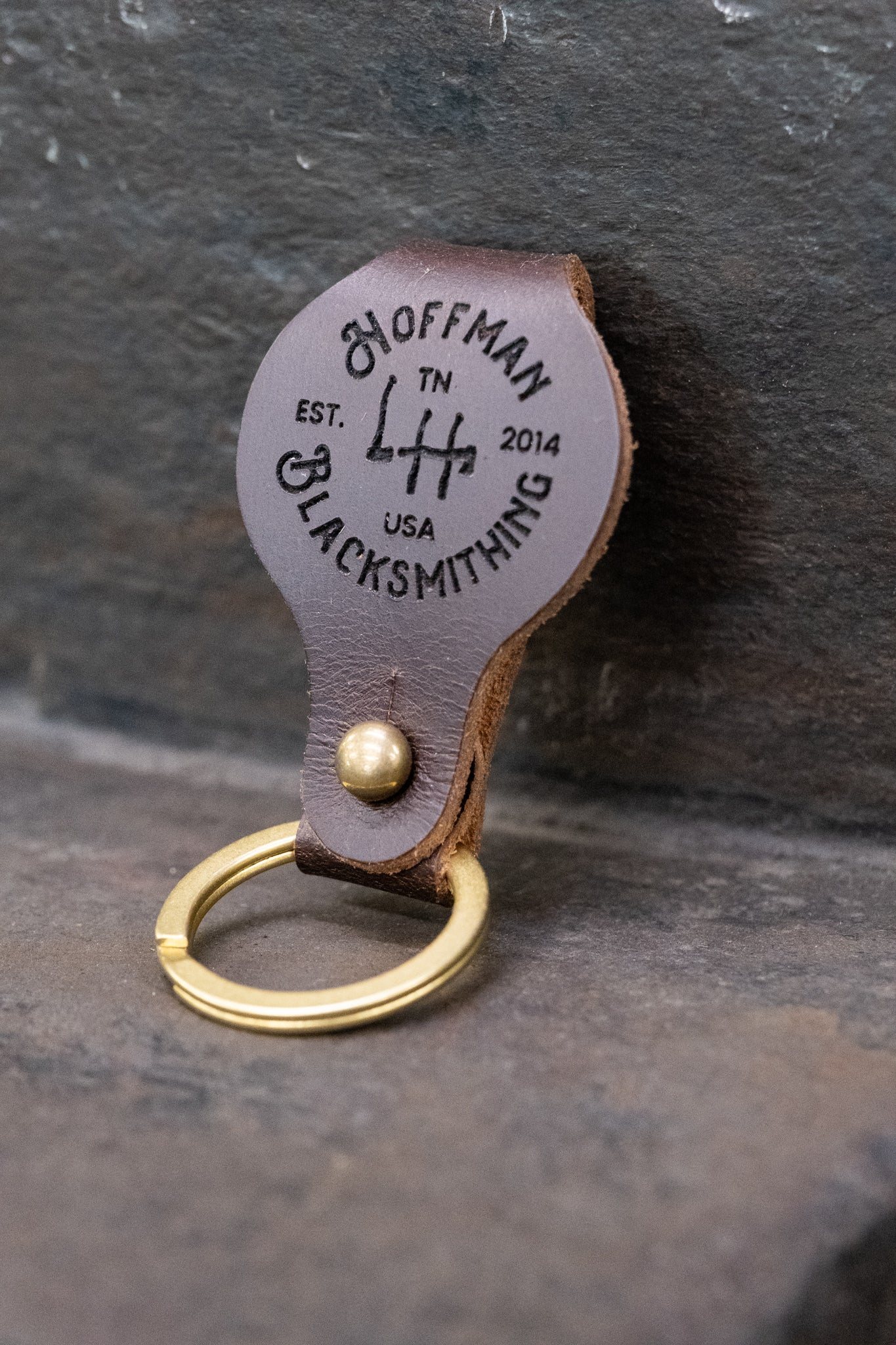 Hoffman Leather Key Fob