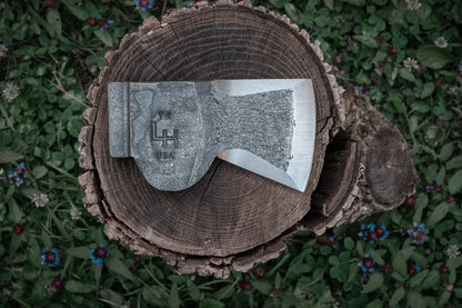camp axe with bevels