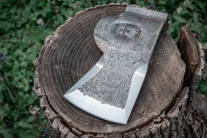beveled camp axe
