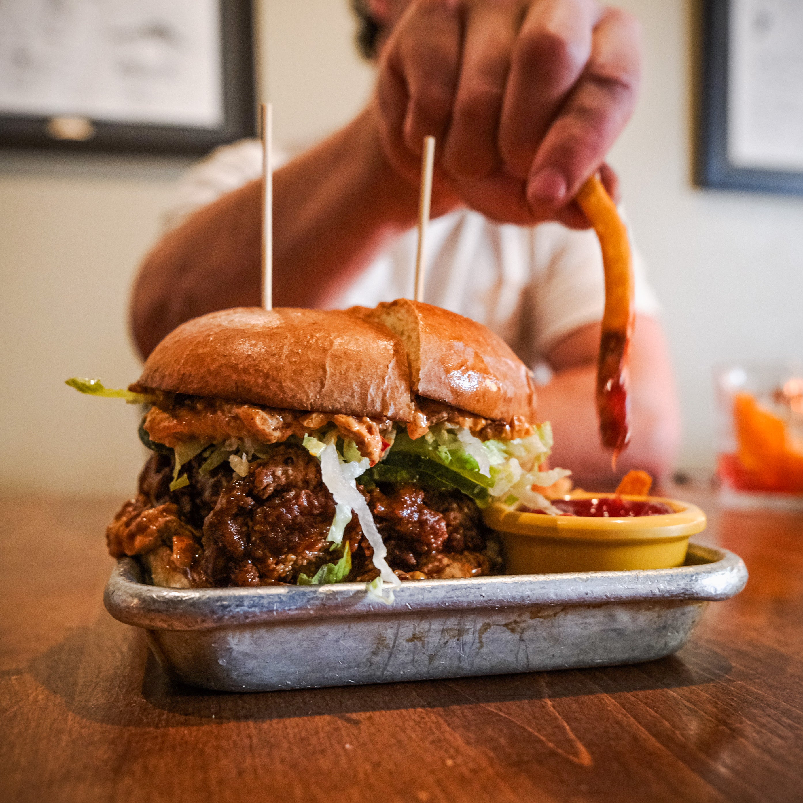 chicken sandwich at Timber!