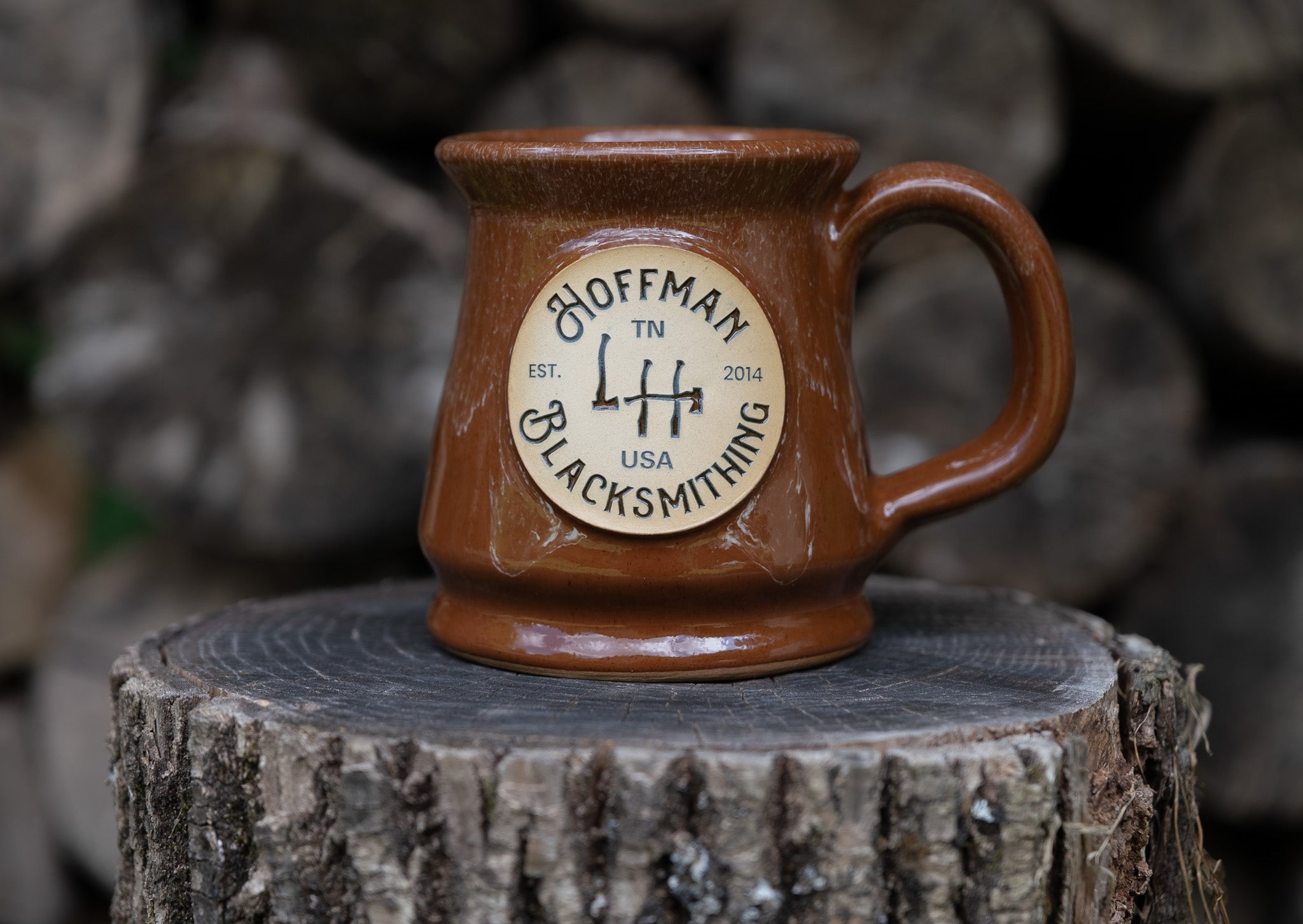 small hoffman blacksmithing mug